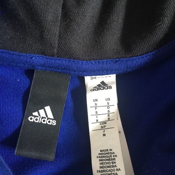 NWOT Adidas Men’s Hoodie with logo on Front, Size: S - Picture 4 of 5